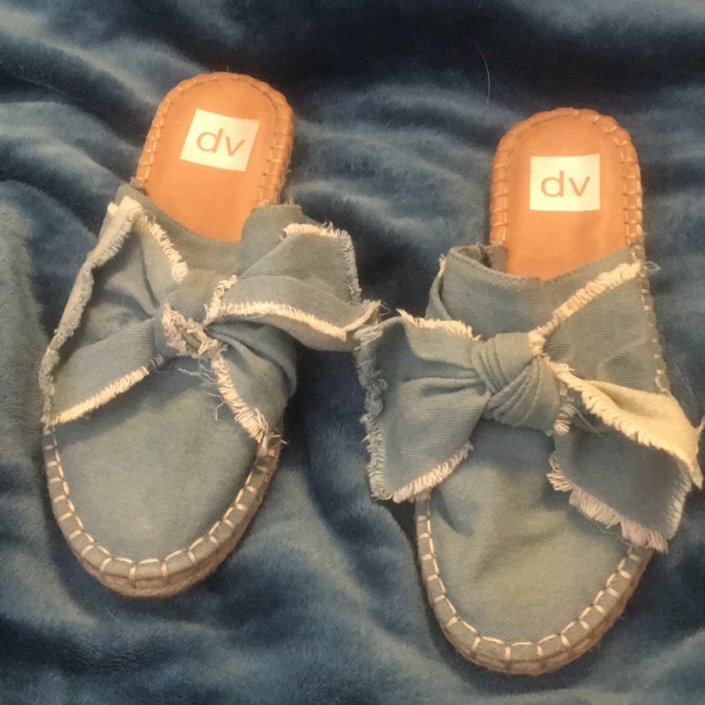 Dolce vita denim mule/slides